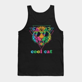 Cool Cat 80s Vibe Tank Top